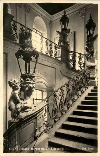 Graz/Steiermark - Graz, Palais Herberstein Stiegenhaus -313534