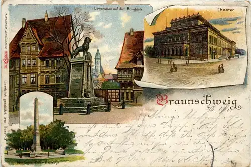 Gruss aus Braunschweig - Litho -235060