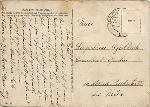 Teplitz Schönau -234378