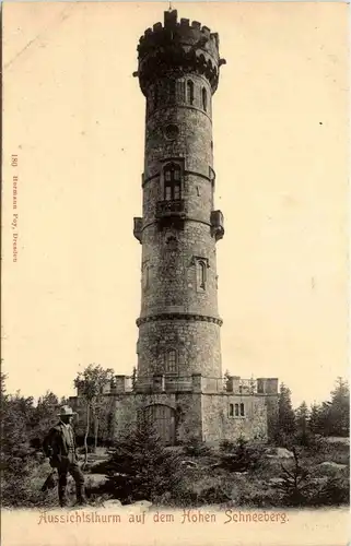 Aussichtsturm auf dem Hohen Schneeberg -233672