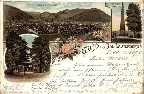 Gruss aus Bad Lauterberg - Litho -235142