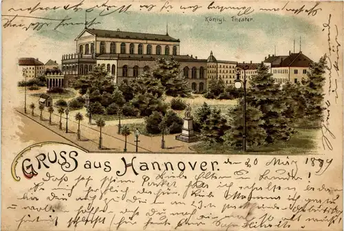 Gruss aus Hannover - Litho -235220