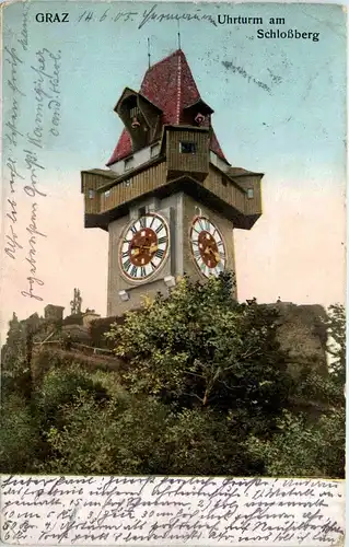 Graz/Steiermark - Graz, Uhrturm am Schlossberg -313784