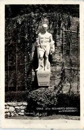 Graz/Steiermark - Graz, Regiments-Denkmal am Schlossberg -313844
