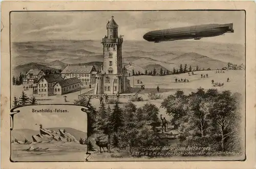 Zeppelin über Grosser Feldberg -235378