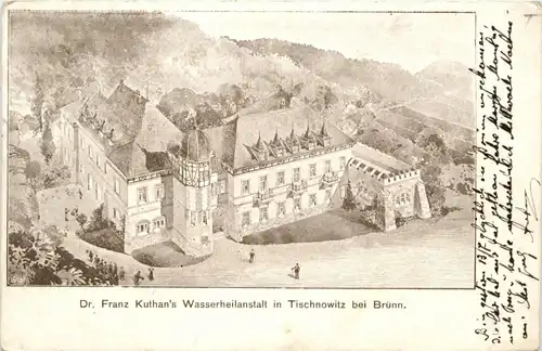 Tischnowitz bei Brünn - Dr. Franz Kuthans Wasserheilanstalt -234090