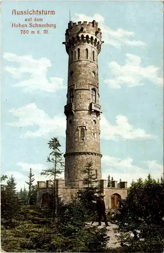 Aussichtsturm auf dem Hohen Schneeberg -234180