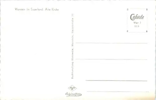 Warstein im Sauerland - Alte Kirche -234522