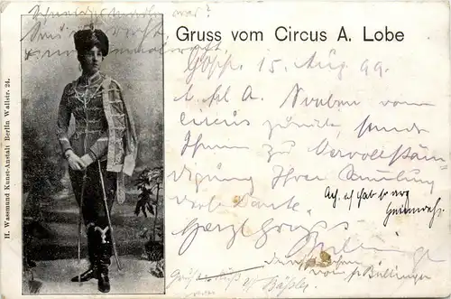 Gruss vom Circus A. Lobe -260050