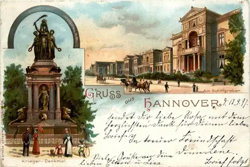 Gruss aus Hannover - Litho -234992