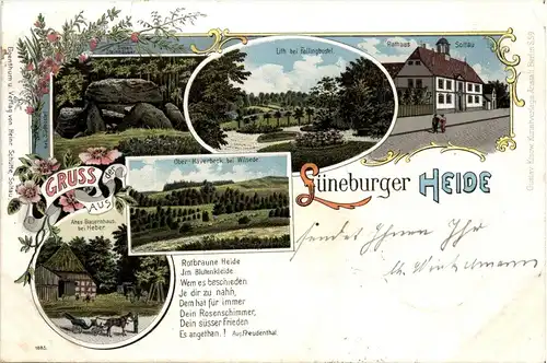 Soltau - Lüneburger Heide - Litho -235116