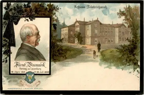 Fürst Bismark - Friedrichsruh - Litho -235802