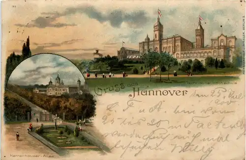 Gruss aus Hannover - Litho -235194