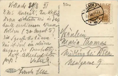 Villach/Kärnten - Villach, mit Mangart -314430