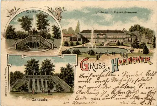 Gruss aus Hannover - Litho -235214