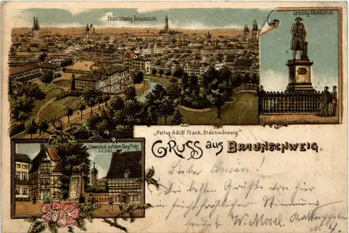 Gruss aus Braunschweig - Litho -235044