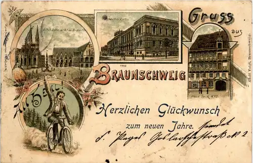 Gruss aus Braunschweig - Litho -235250