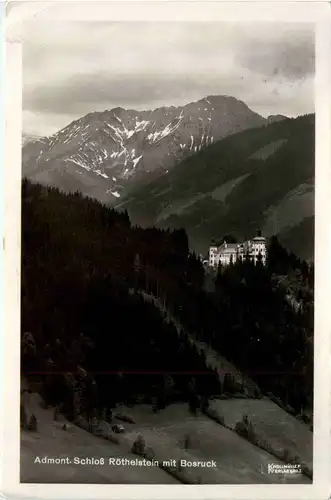 Admont/Steiermark - Admont, Schloss Röthelstein mit Bosruck -314530