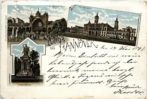 Gruss aus Hannover - Litho -234998