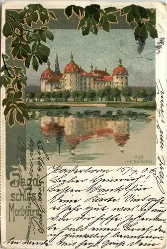 Jagdschloss Moritzburg - Litho -235504