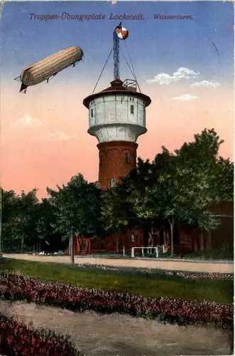 Zeppelin über Übungsplatz Lockstedt -235380