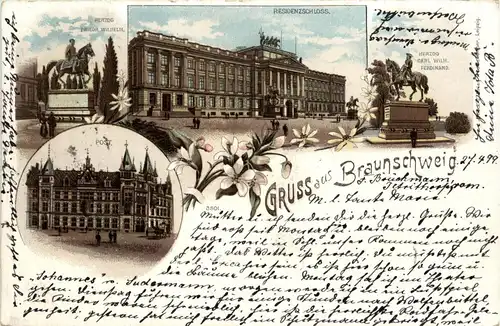 Gruss aus Braunschweig - Litho -235046