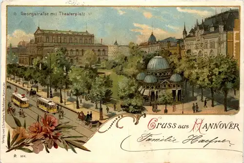 Gruss aus Hannover - Litho -235238