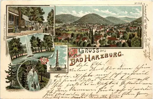 Gruss aus Bad Harzburg - Litho -235126