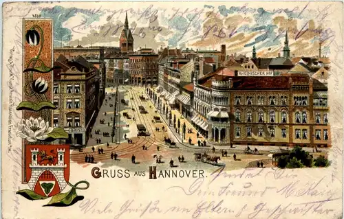 Gruss aus Hannover - Litho -235166