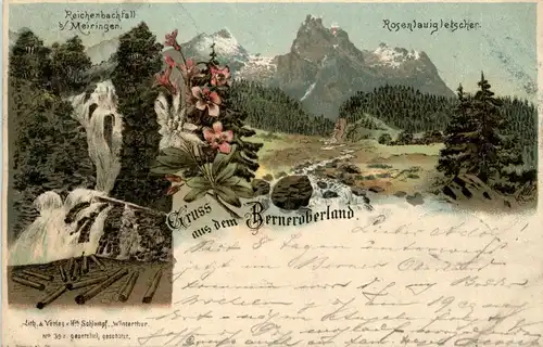Gruss aus dem Berner Oberland - Litho -236440