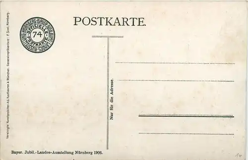 Nürnberg - Bayr. Jubiläums Ausstellung 1906 -235670