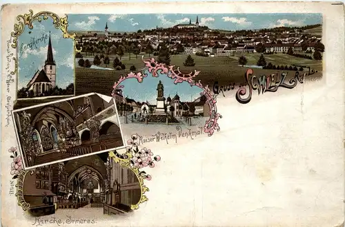 Gruss aus Schleiz - Litho -235796