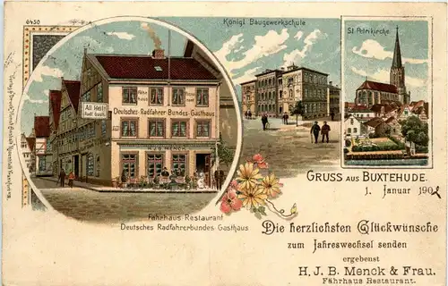 Gruss aus Buxtehude - Fehrhaus Restaurant - Litho -236500