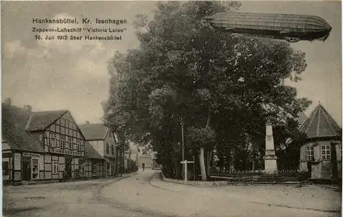 Zeppelin Victoria Luise über Hankenbüttel - Kr. Isenhagen -235372