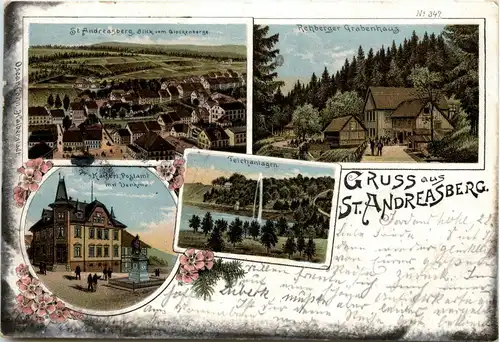 Gruss aus Sankt Andreasberg - Litho -236652