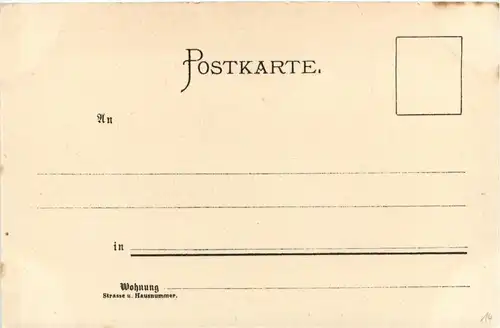 Blick auf den Horgau - Künstlerkarte C. Biese -236862