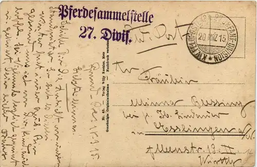 Grand-Pre - Überschwemmung 1914 - Feldpost -236756