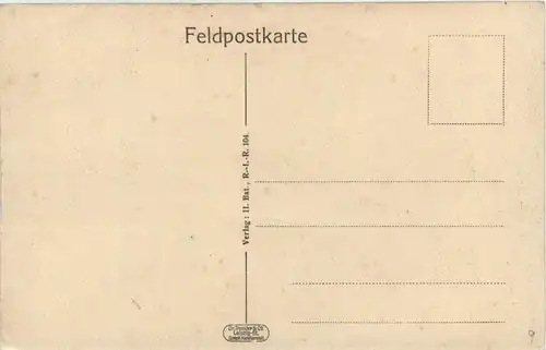 St. Souplet - Beim Bau von Unterständen -236290