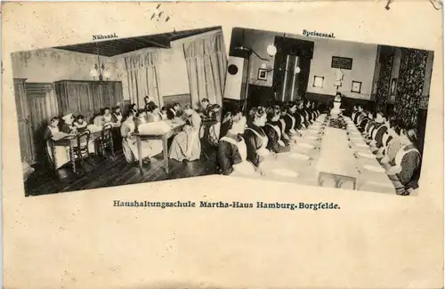 Hamburg - Borgfelde - Haushaltungsschule -235090