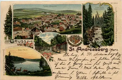 Gruss aus Sankt Andreasberg - Litho -236654