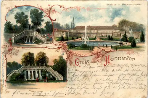 Gruss aus Hannover - Litho -235170