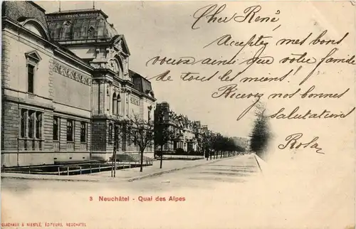 Neuchatel - Quai des alpes -232610