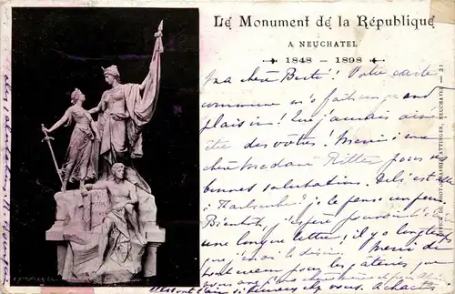 Neuchatel - Le Monument de la Republique -232668