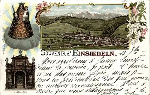 souvenir d Einsiedeln - Litho -232836