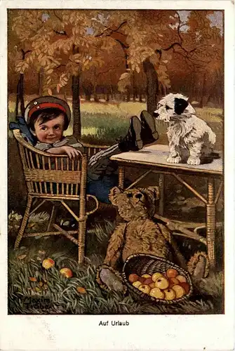 Kind mit Teddy -237020