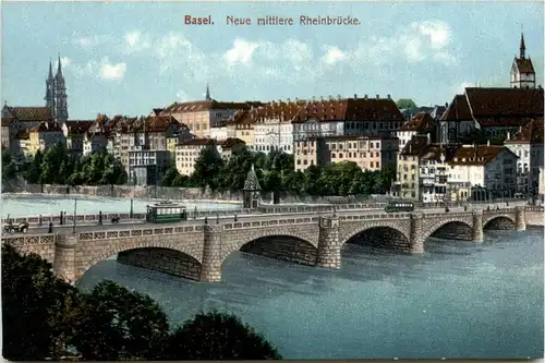 Basel - Neue mittlere Brücke -233166