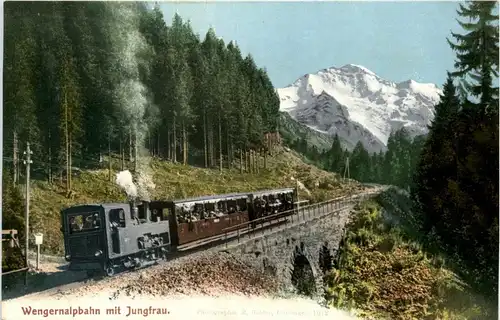 Wengernalpbahn mit Jungfrau -233156