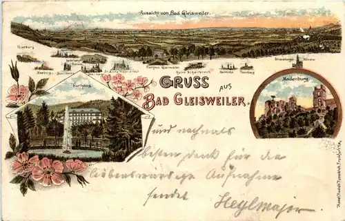 Gruss aus Bad Gleisweiler - Litho -235848