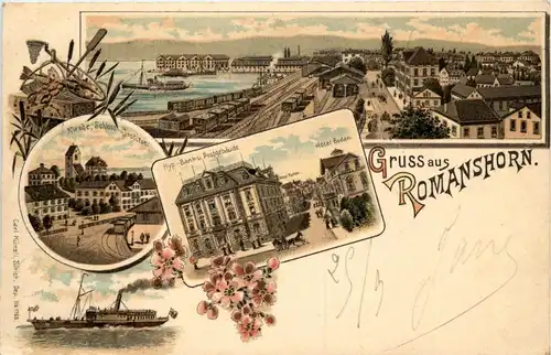 Gruss aus Romanshorn - Litho -232838