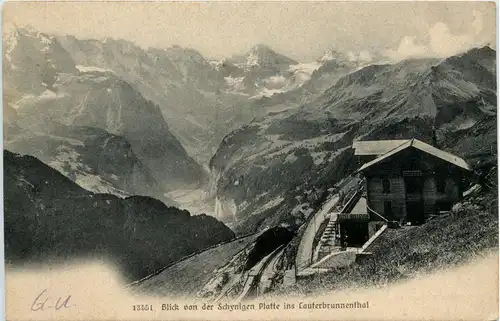 Blick von Schynigen Platte ins Lauterbrunnental -232642